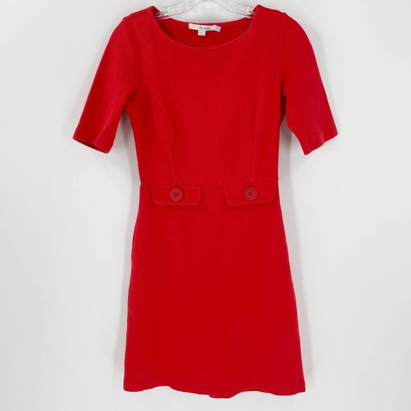Boden Dresses & Skirts - Boden Red Orange Mini Sheath Dress